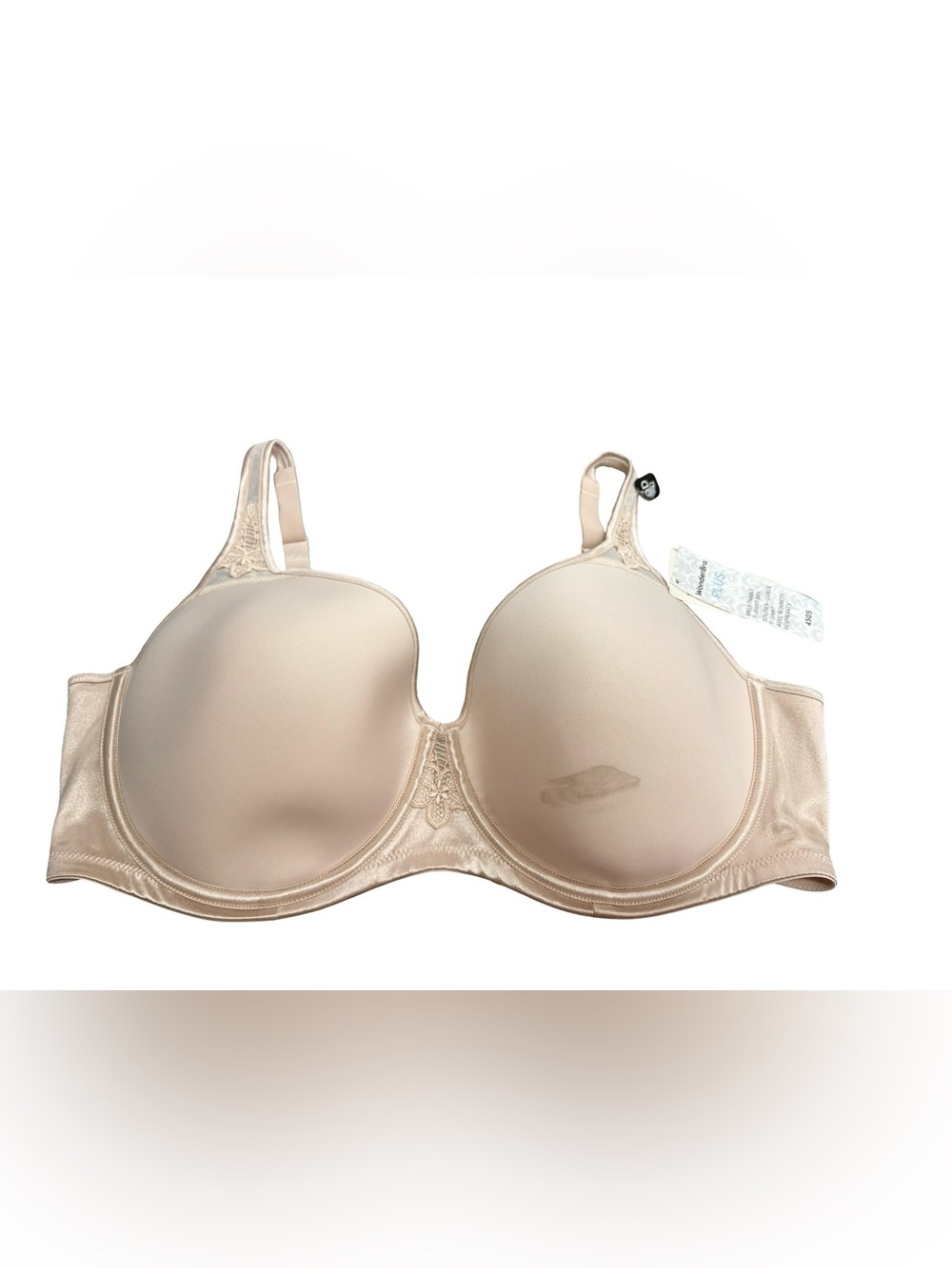 WonderBra W4505 Plus Breathable T-Shirt Bra 42DD Nude NWT Deadstock